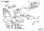 Bosch 0 601 361 003 Gws 23-180 Angle Grinder 220 V / Eu Spare Parts